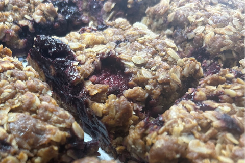 Vegan crumble bars